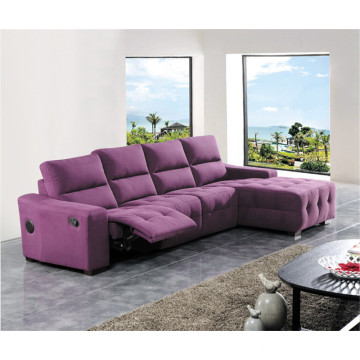 Wohnzimmer Sofa mit modernem echtem Leder Sofa Set (415)